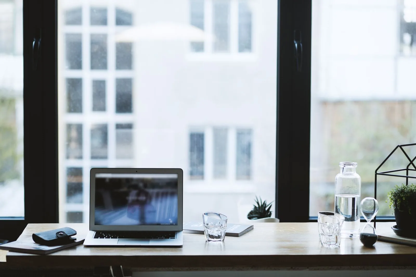 Home office workspace