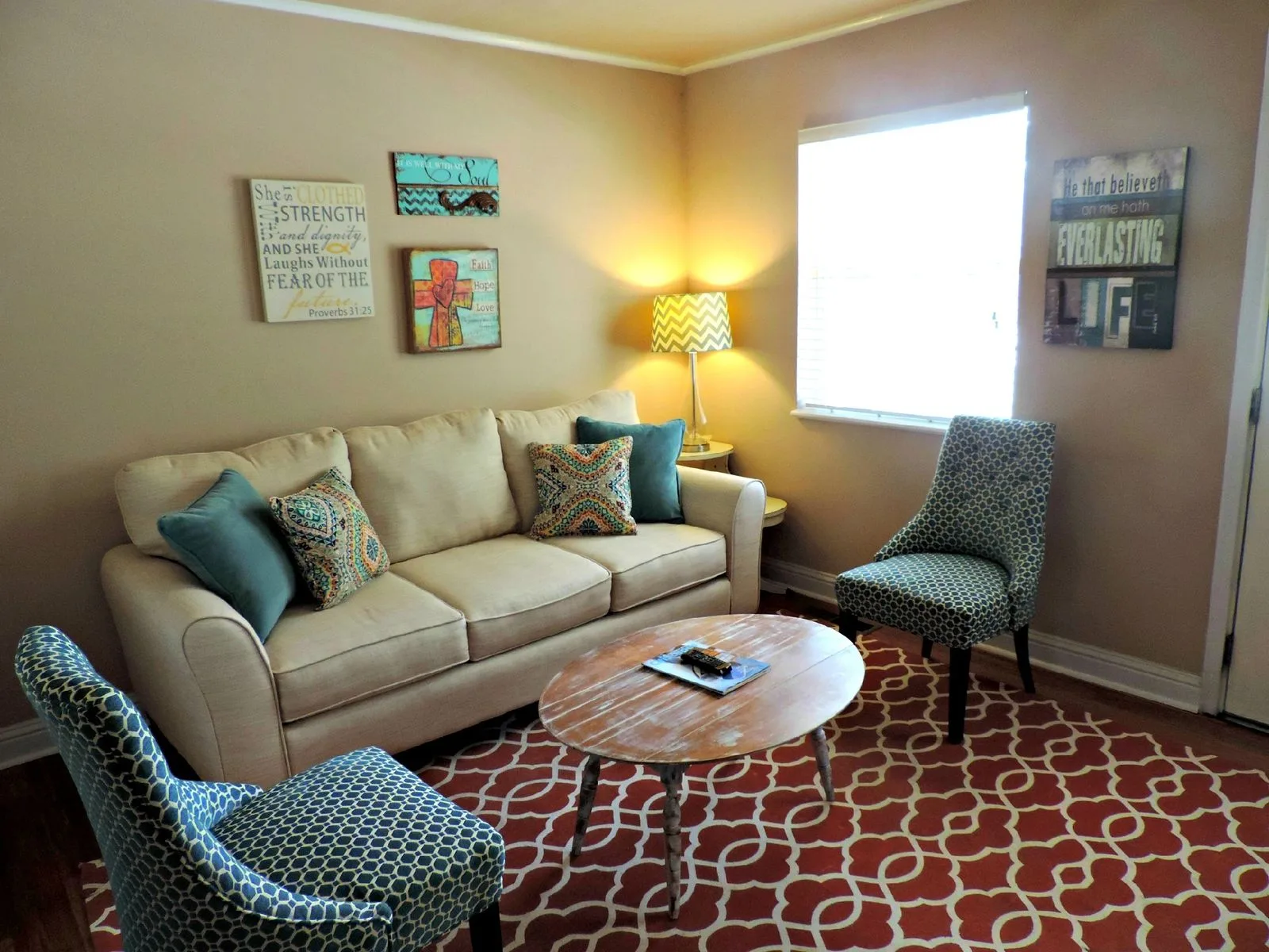 Furnished living room
