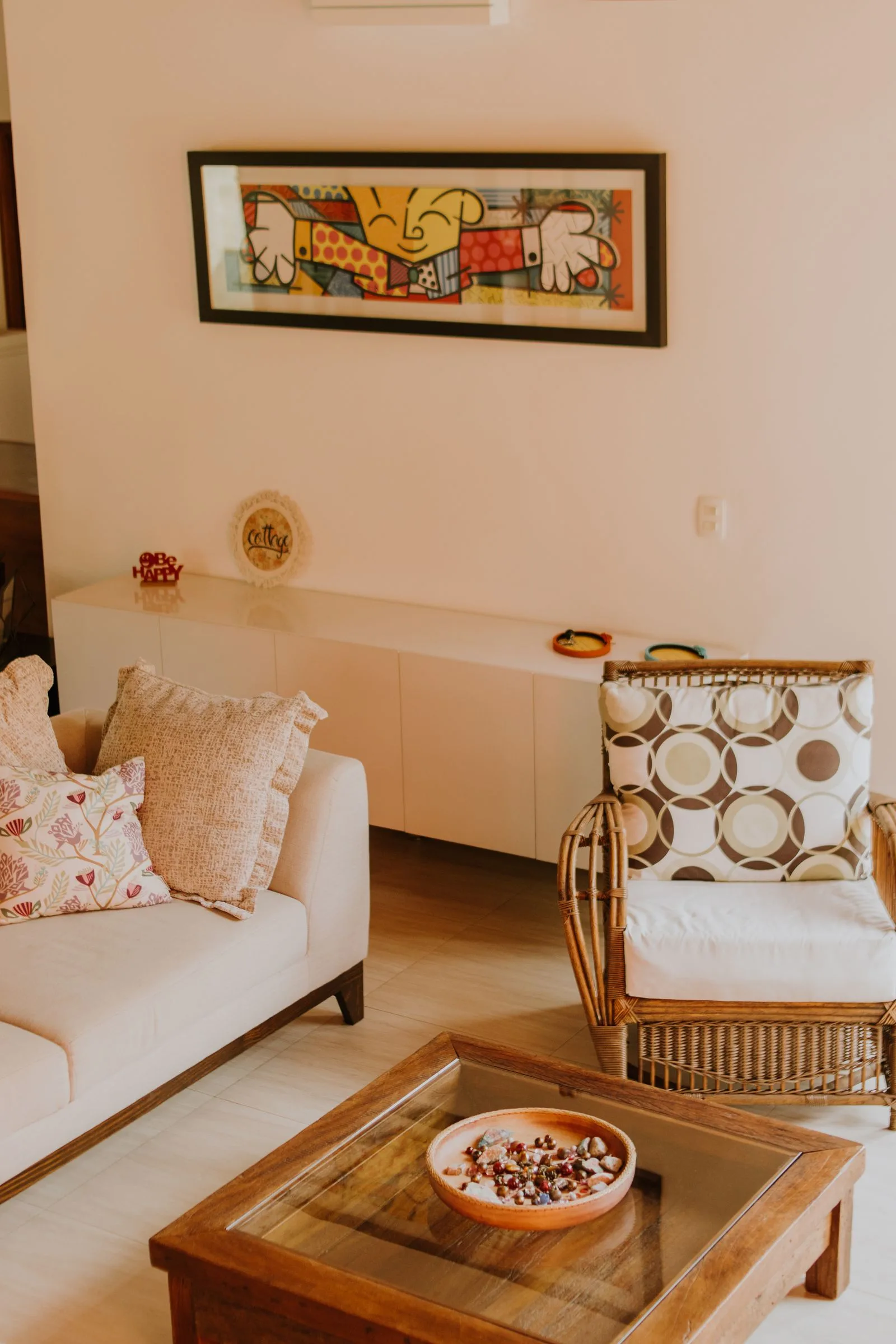 Furnished living room