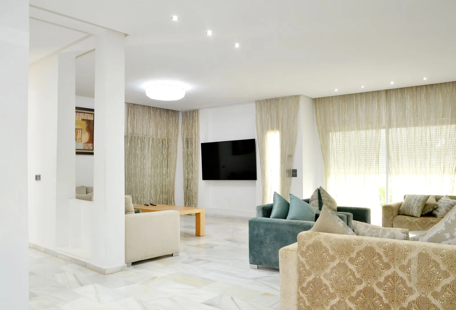 Furnished living room