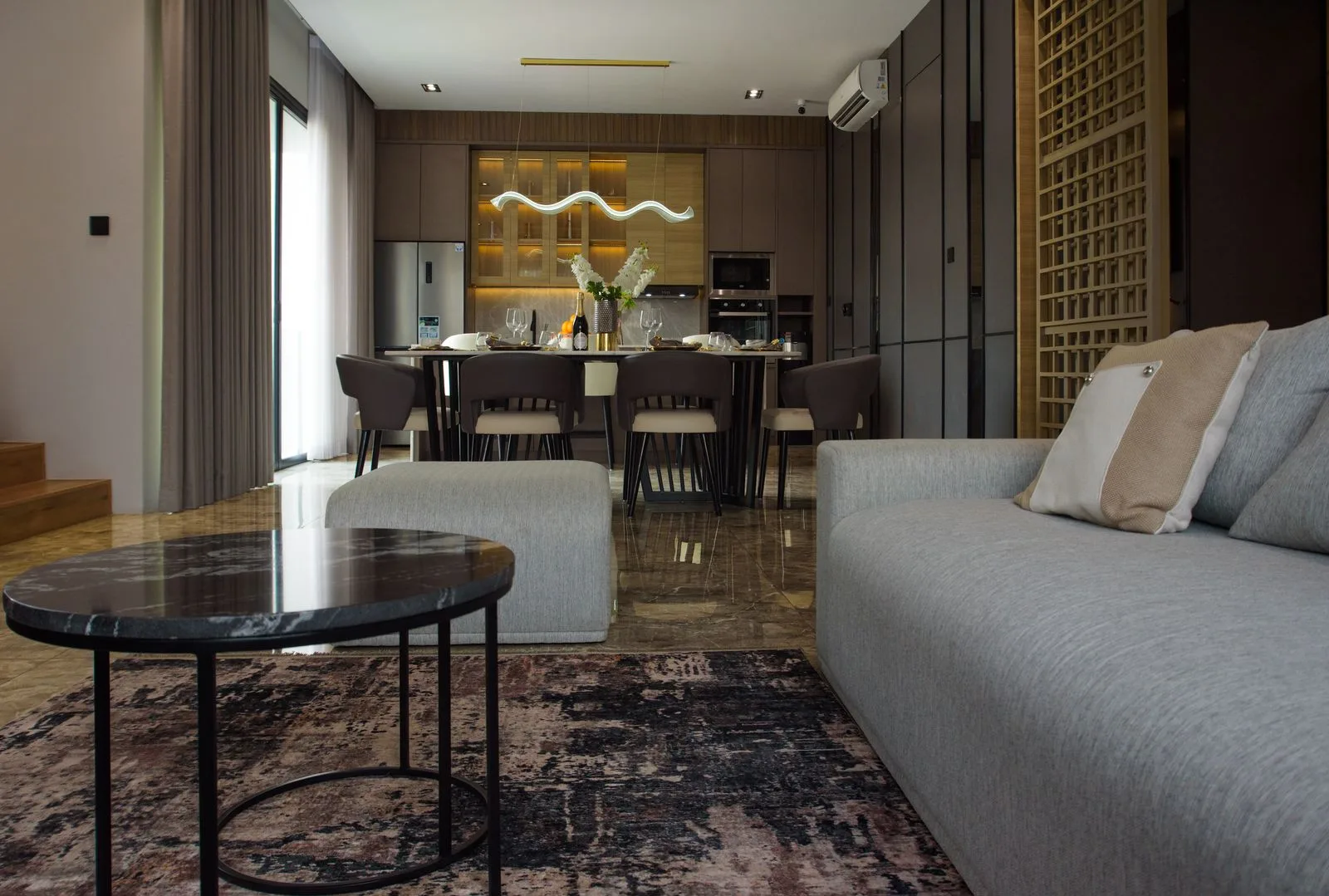 Furnished living room