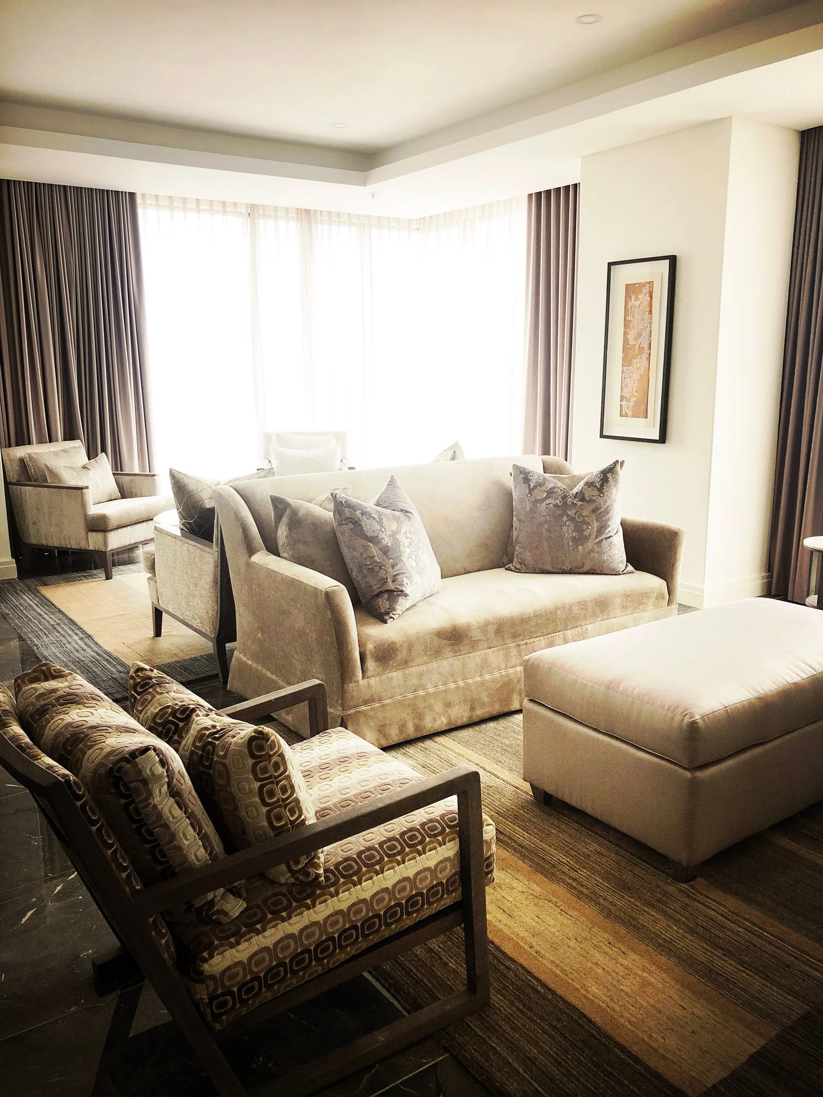 Furnished living room