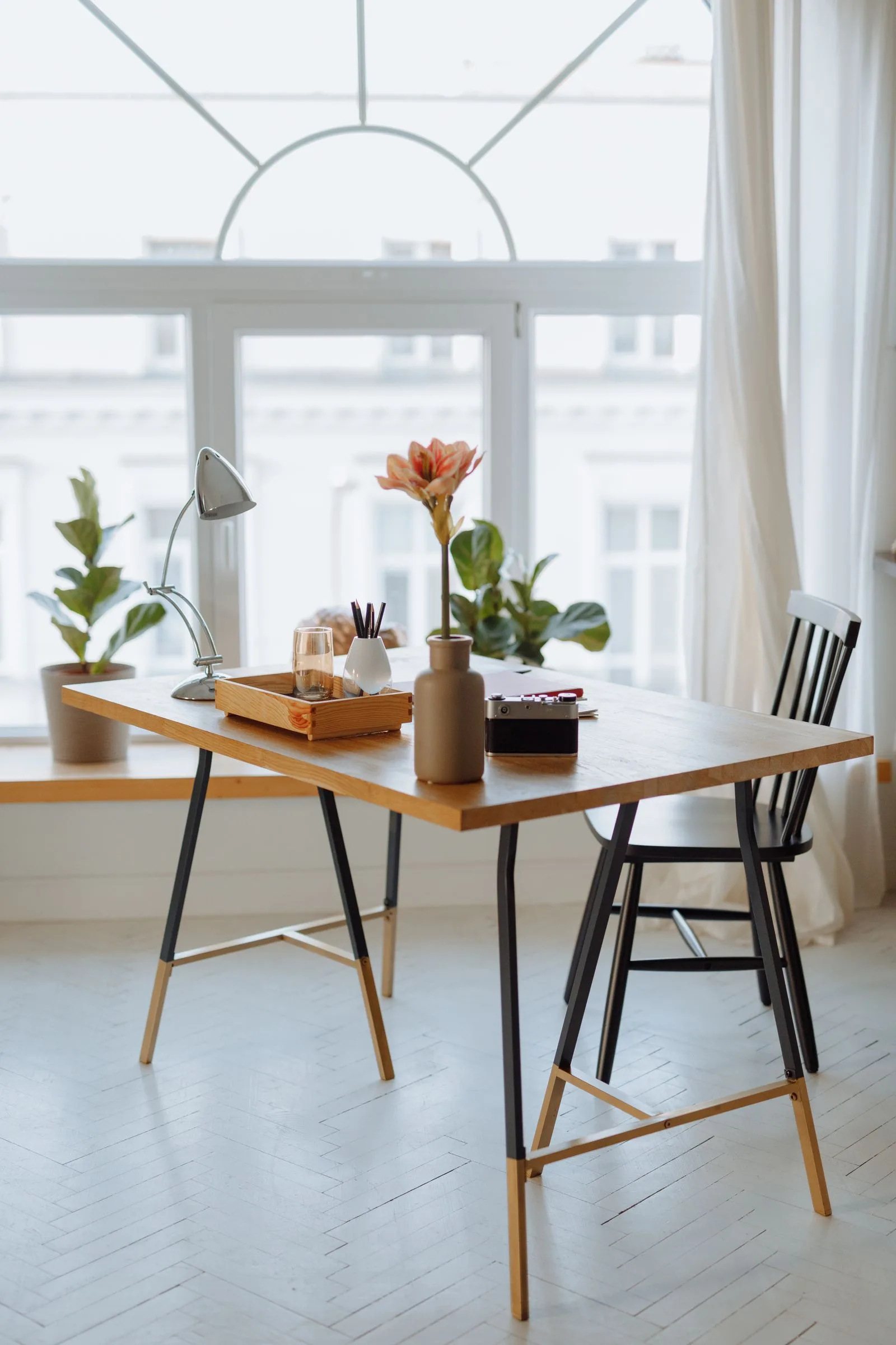 Home office workspace