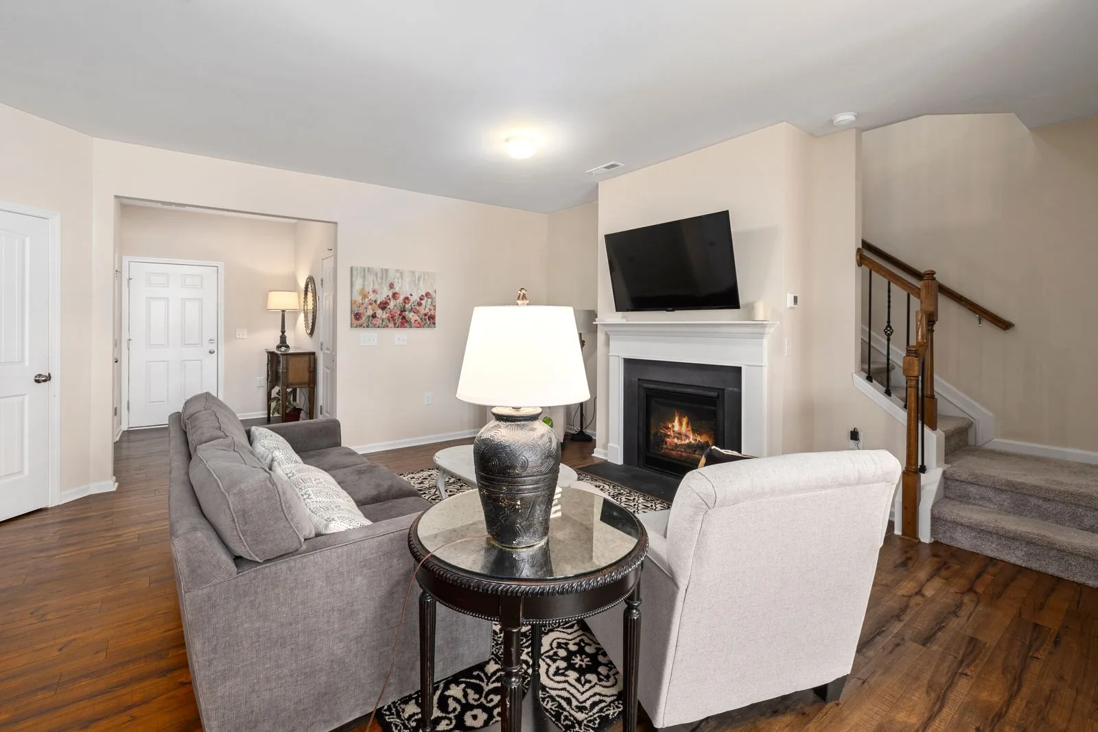 Furnished living room