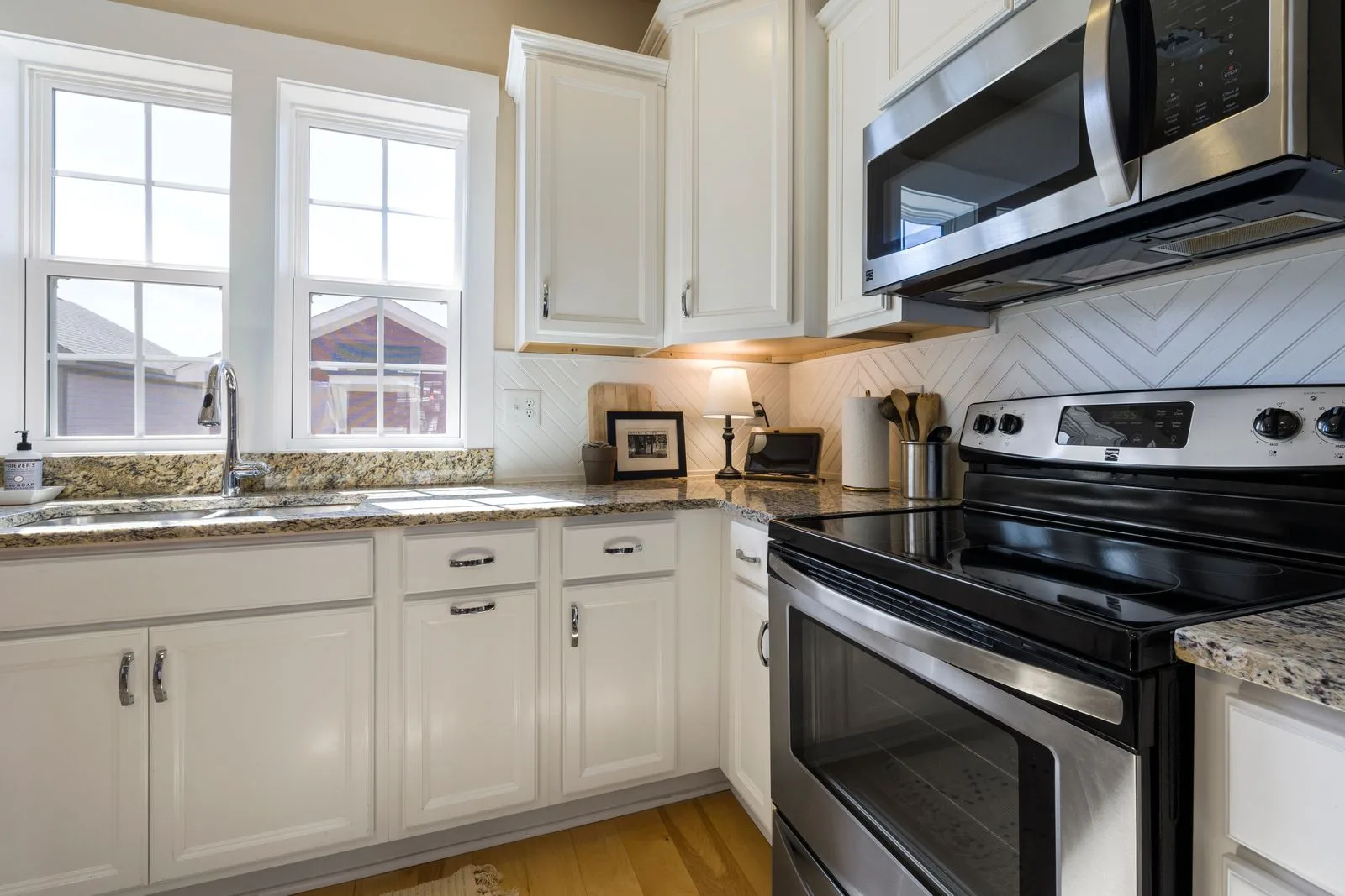 Kitchen interior and cabinets