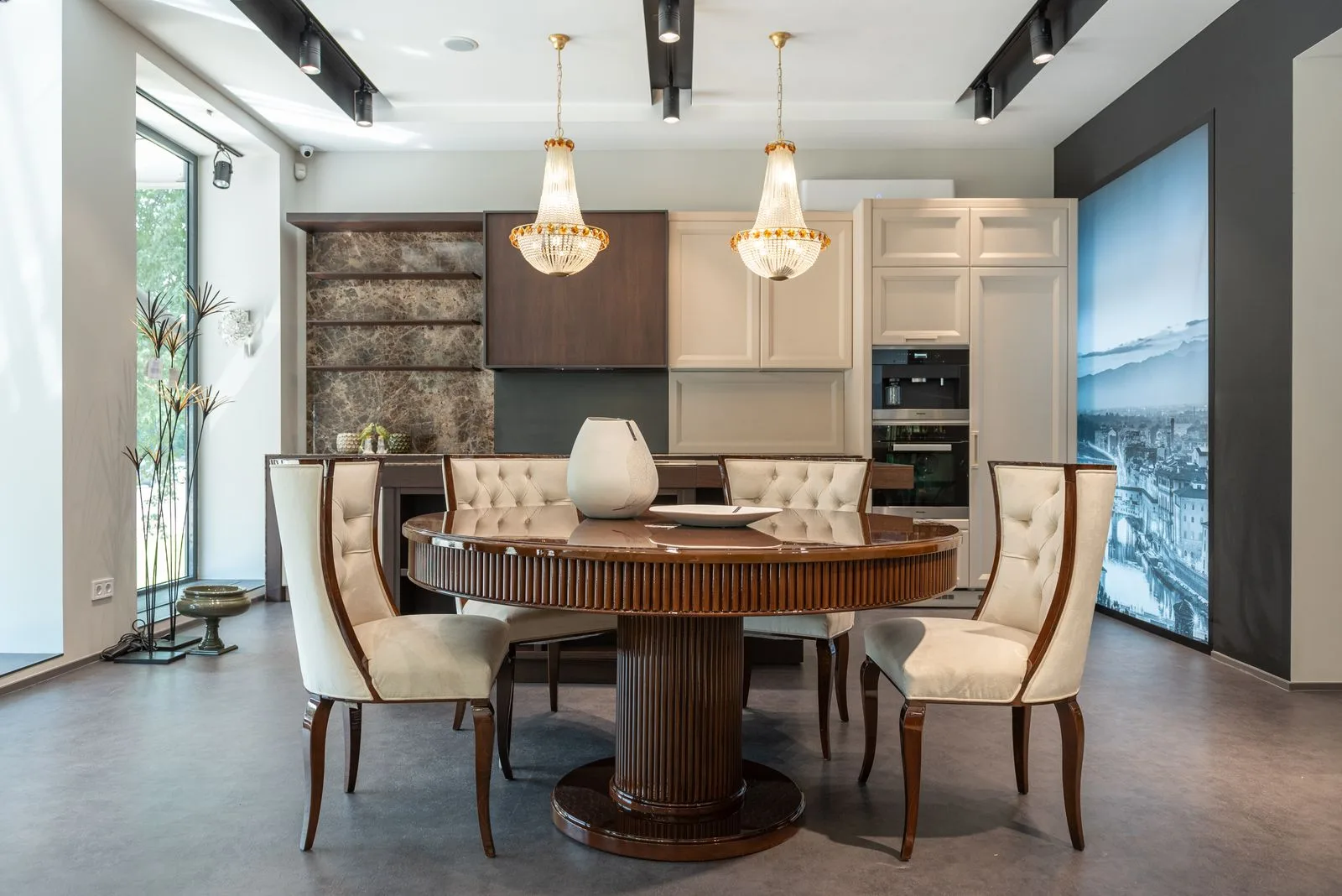 Dining room and table
