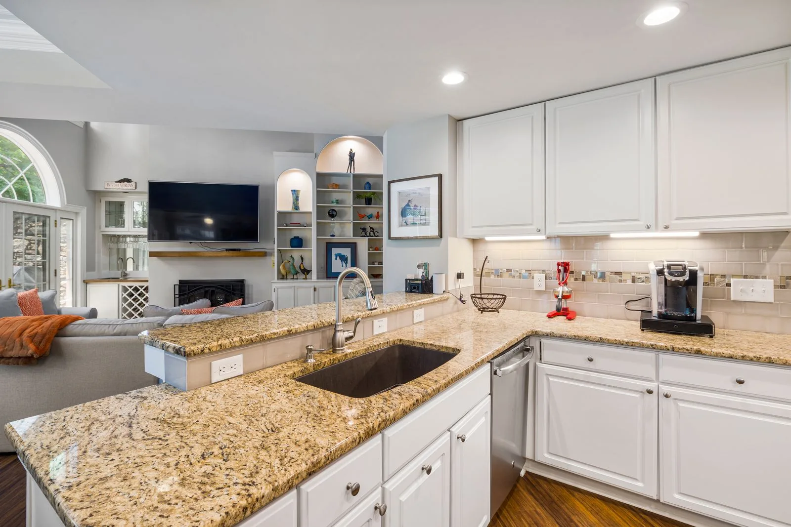 Kitchen interior and cabinets