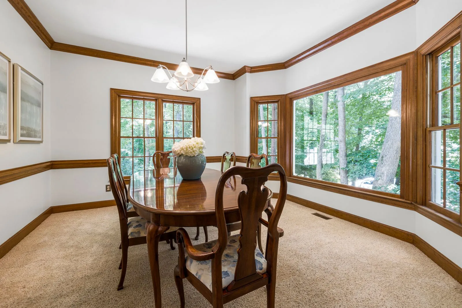 Dining room and table