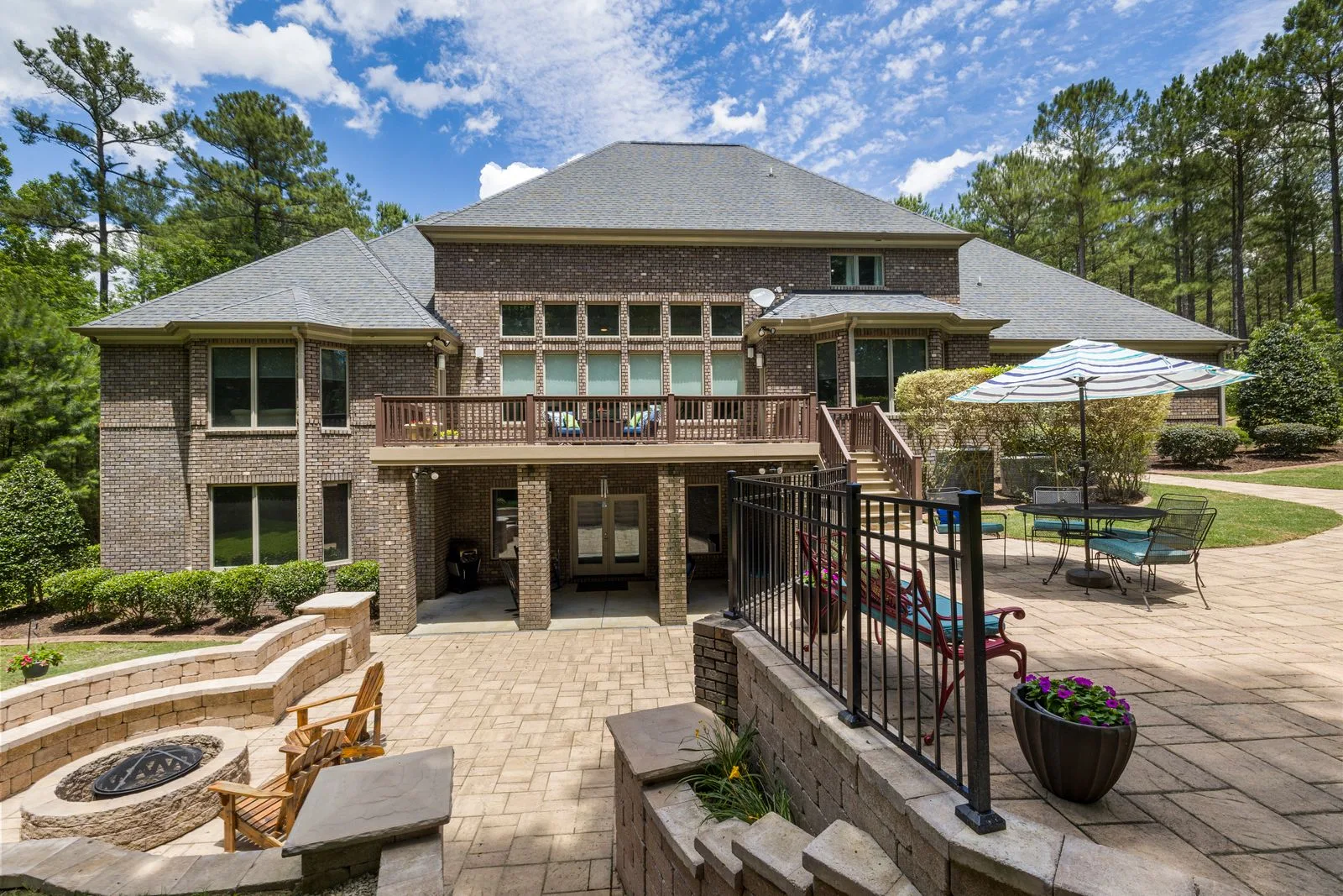 Garden and outdoor space beside a home