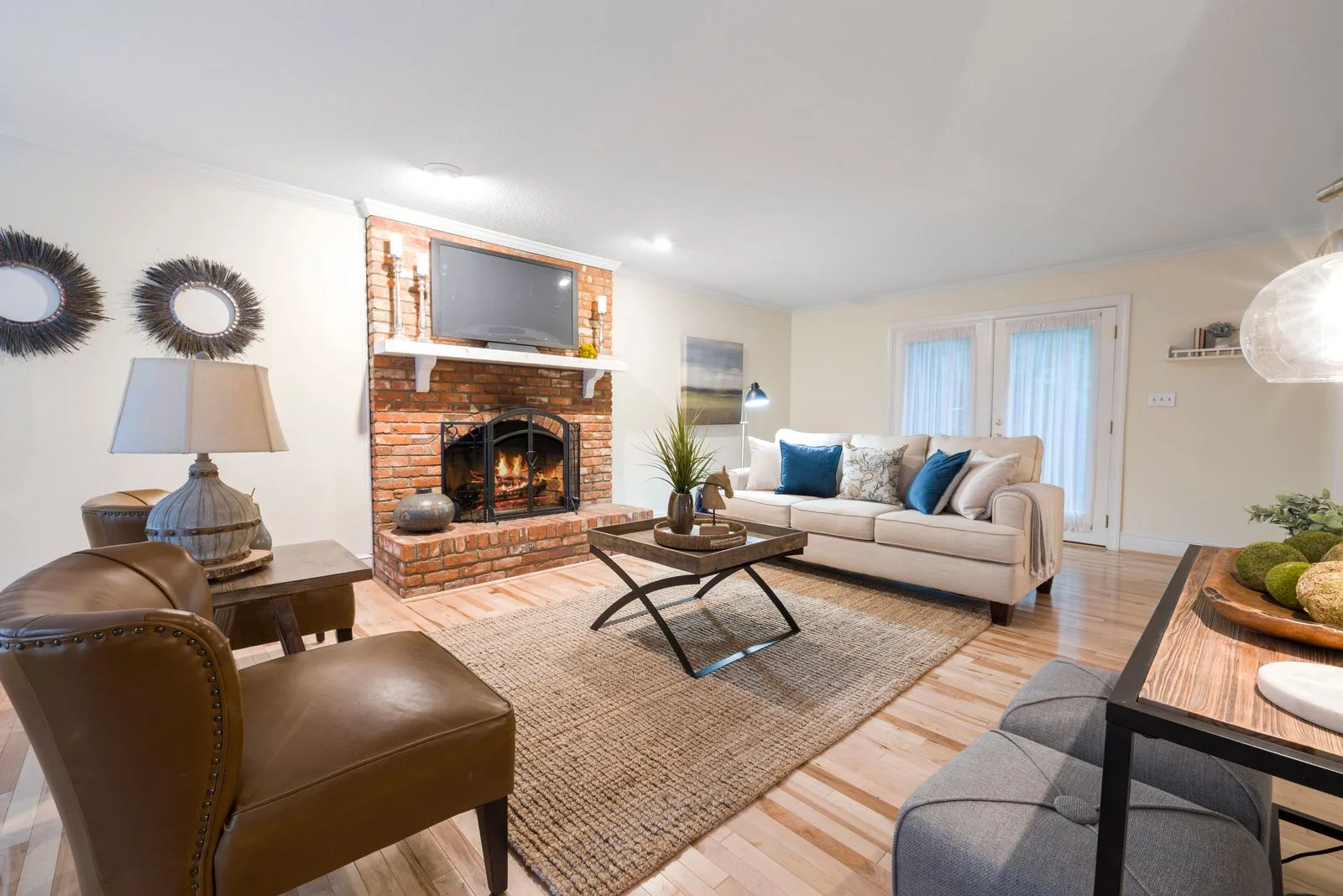 Furnished living room