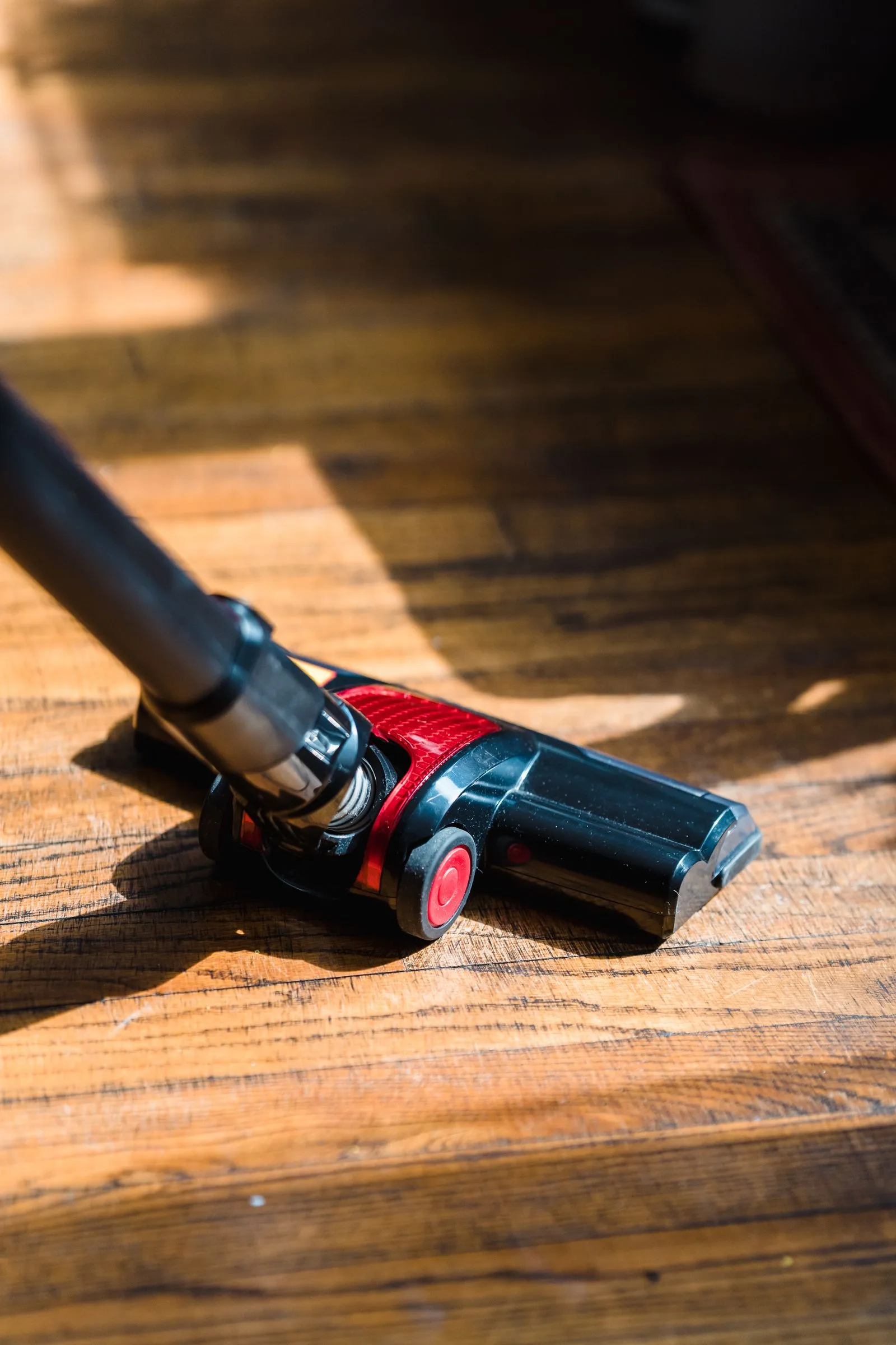 Routine cleaning inside a home